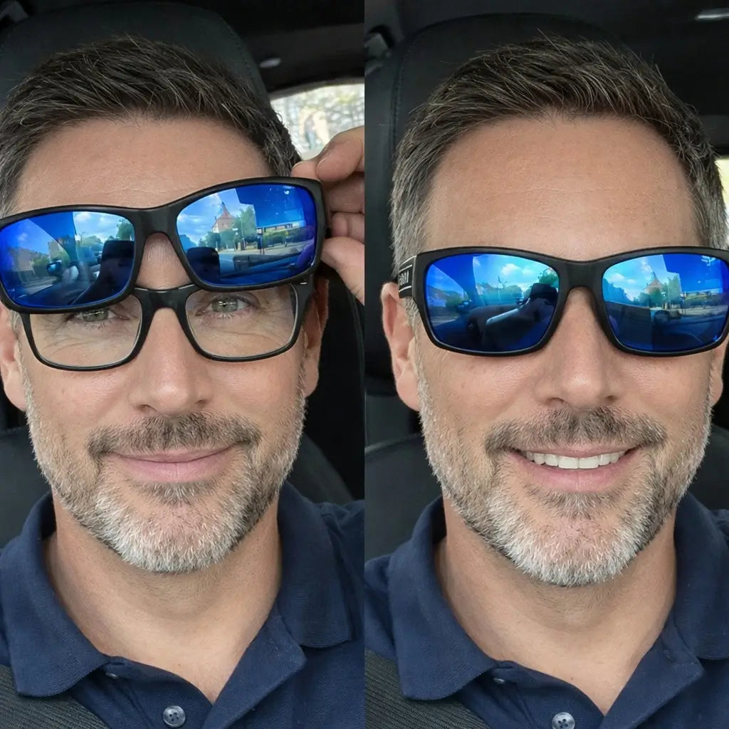 Fini de plisser les yeux : la protection solaire qui s'adapte à vos lunettes