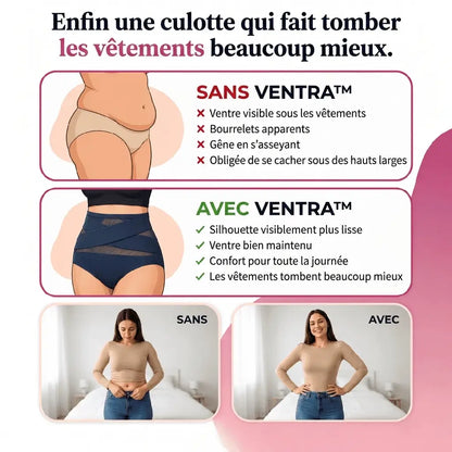 Culotte gainante taille haute — Effet ventre plat sans coutures