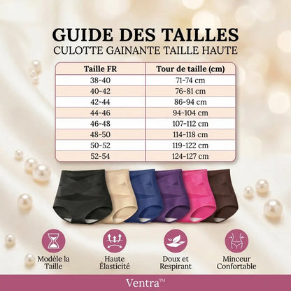 Culotte gainante taille haute — Effet ventre plat sans coutures
