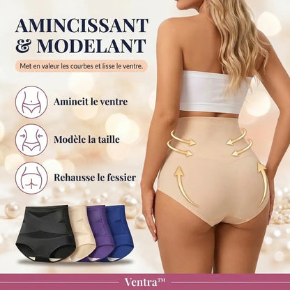 Culotte gainante taille haute — Effet ventre plat sans coutures