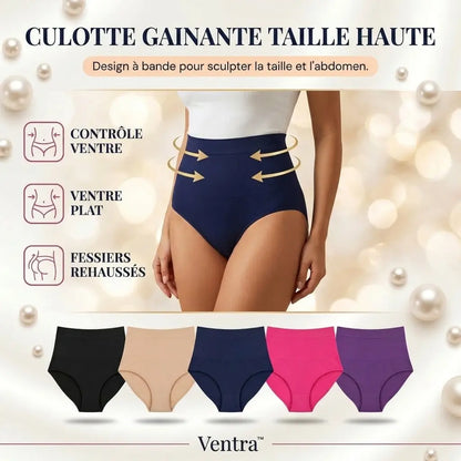 Culotte gainante taille haute — Effet ventre plat sans coutures